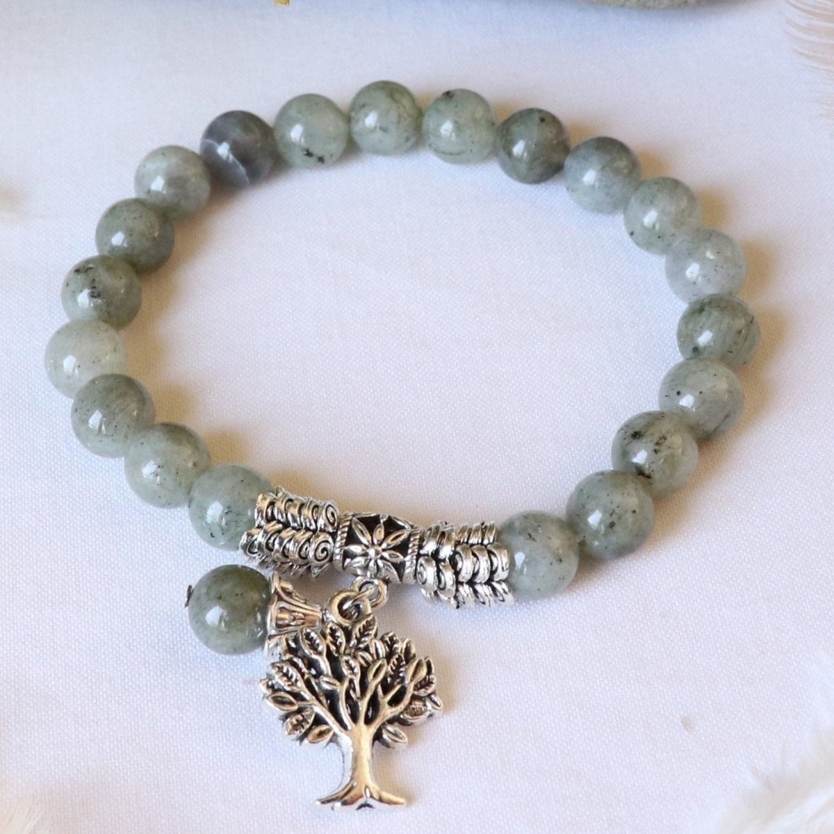 Bracelet en labradorite - Petite Rainette