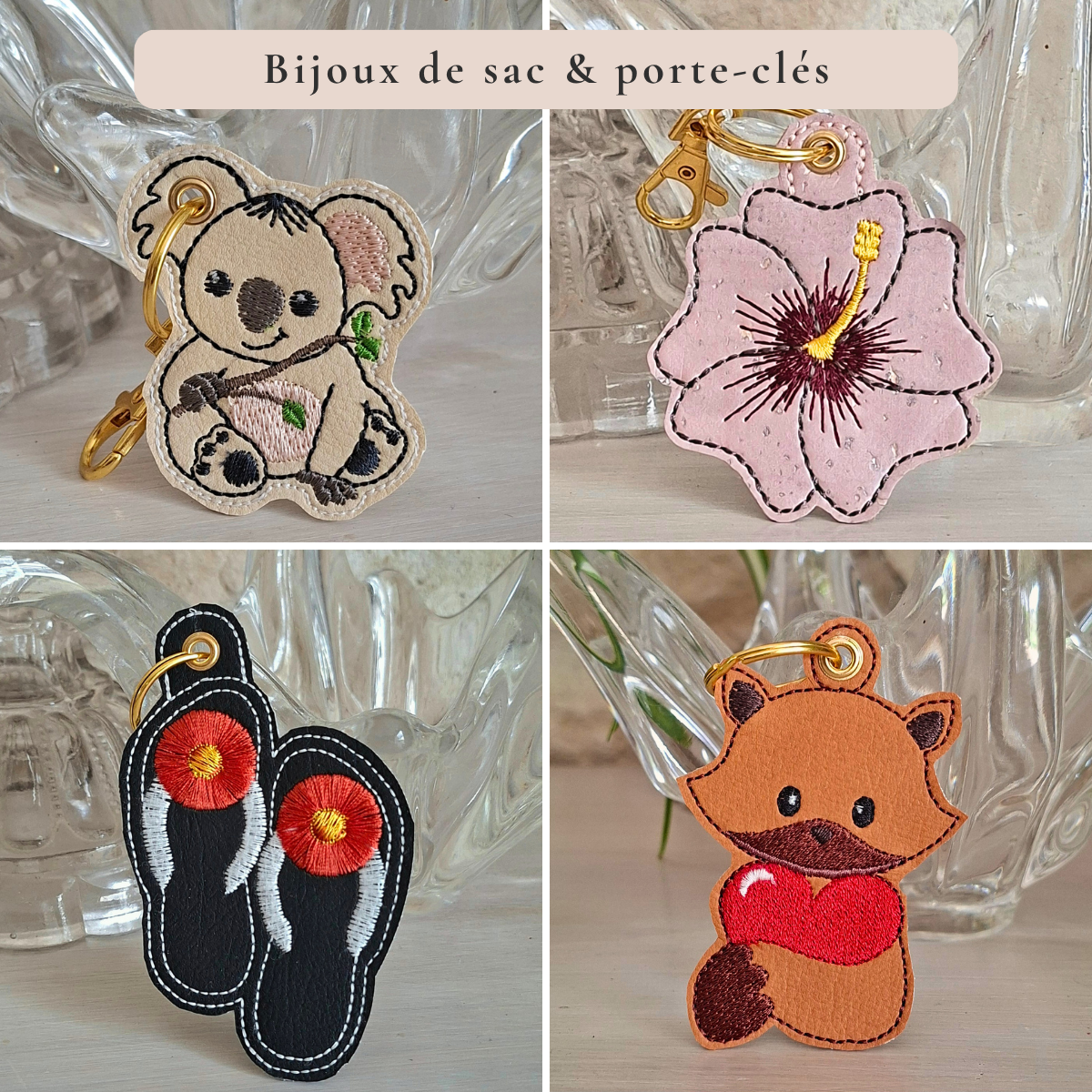 Bijoux de sac & porte-clés