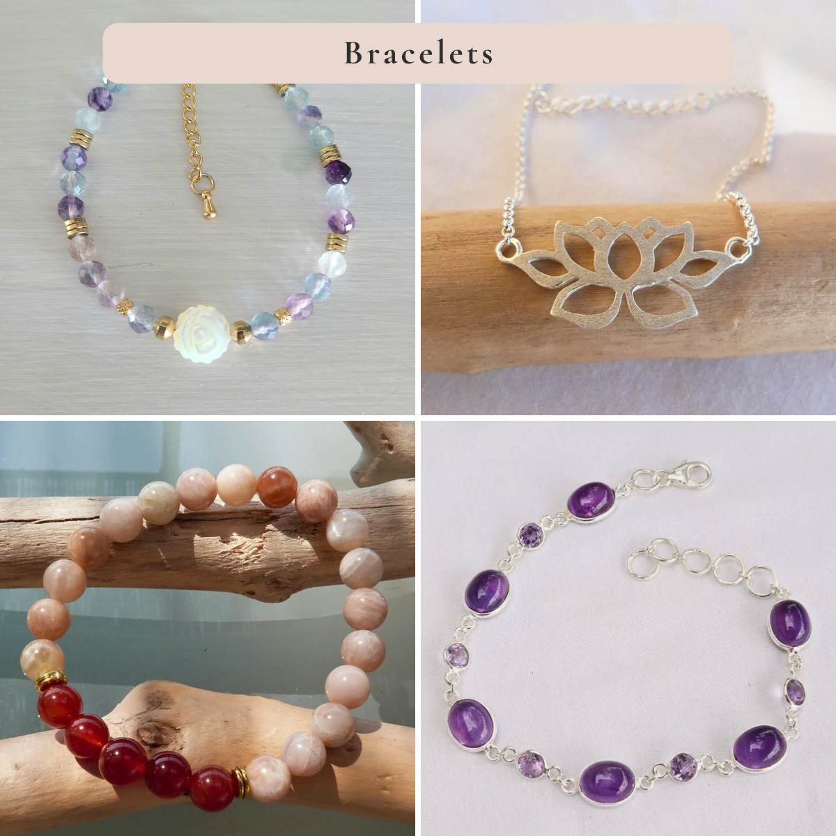 Bracelets en pierres naturelles