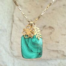 Charger l'image dans la galerie, Collier en malachite - Pièce unique
