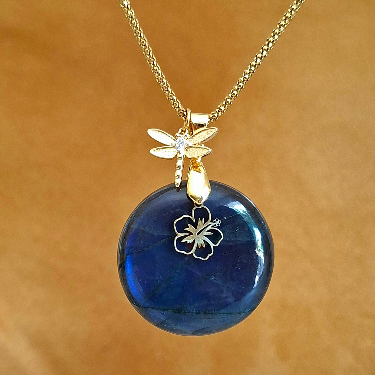 Collier en labradorite bleue - Pièce unique