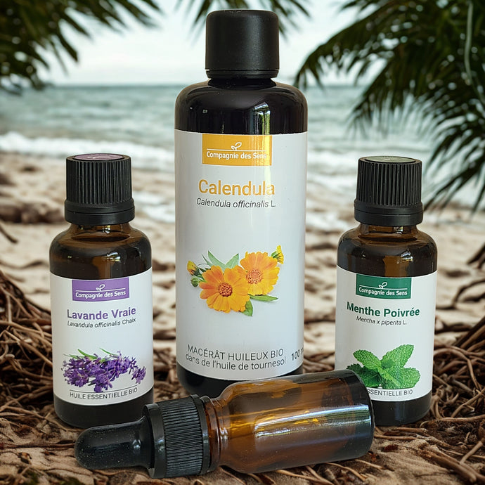 Kit après soleil aux huiles essentielles