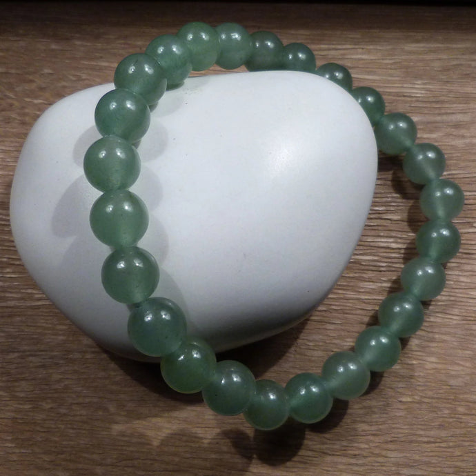 Bracelet en aventurine naturelle - Bijoux Cailloux Bambou