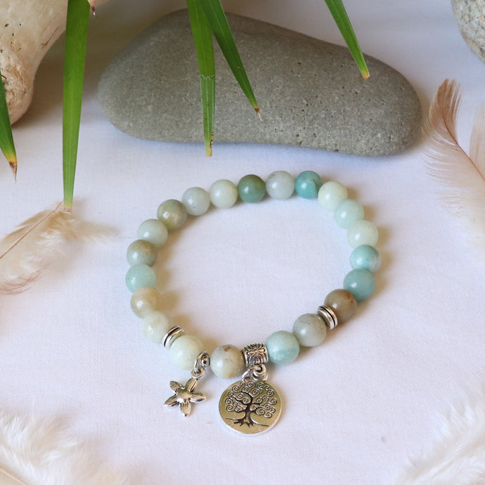 Bracelet en amazonite