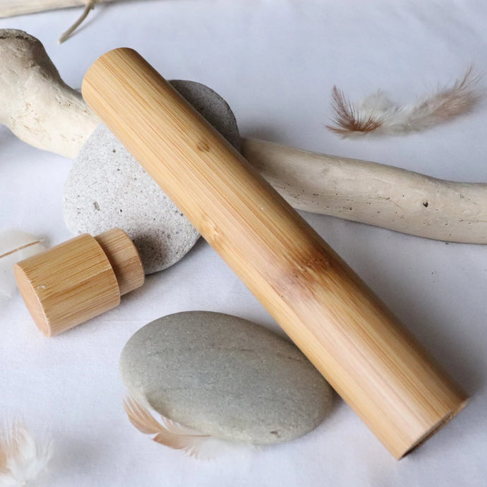 Etui brosse à dent en bambou - Bijoux Cailloux Bambou